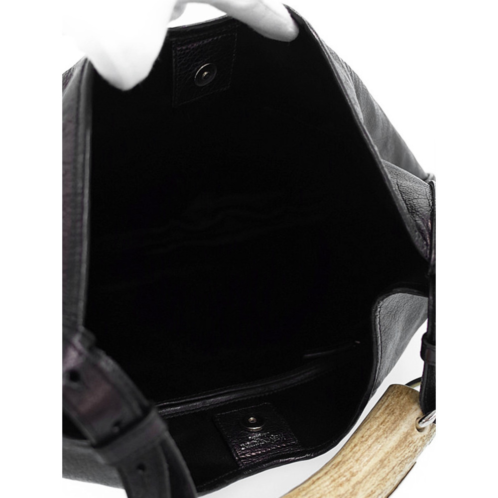 Yves Saint Laurent Mombasa Semi Shoulder Bag Black - Picture 3 of 8